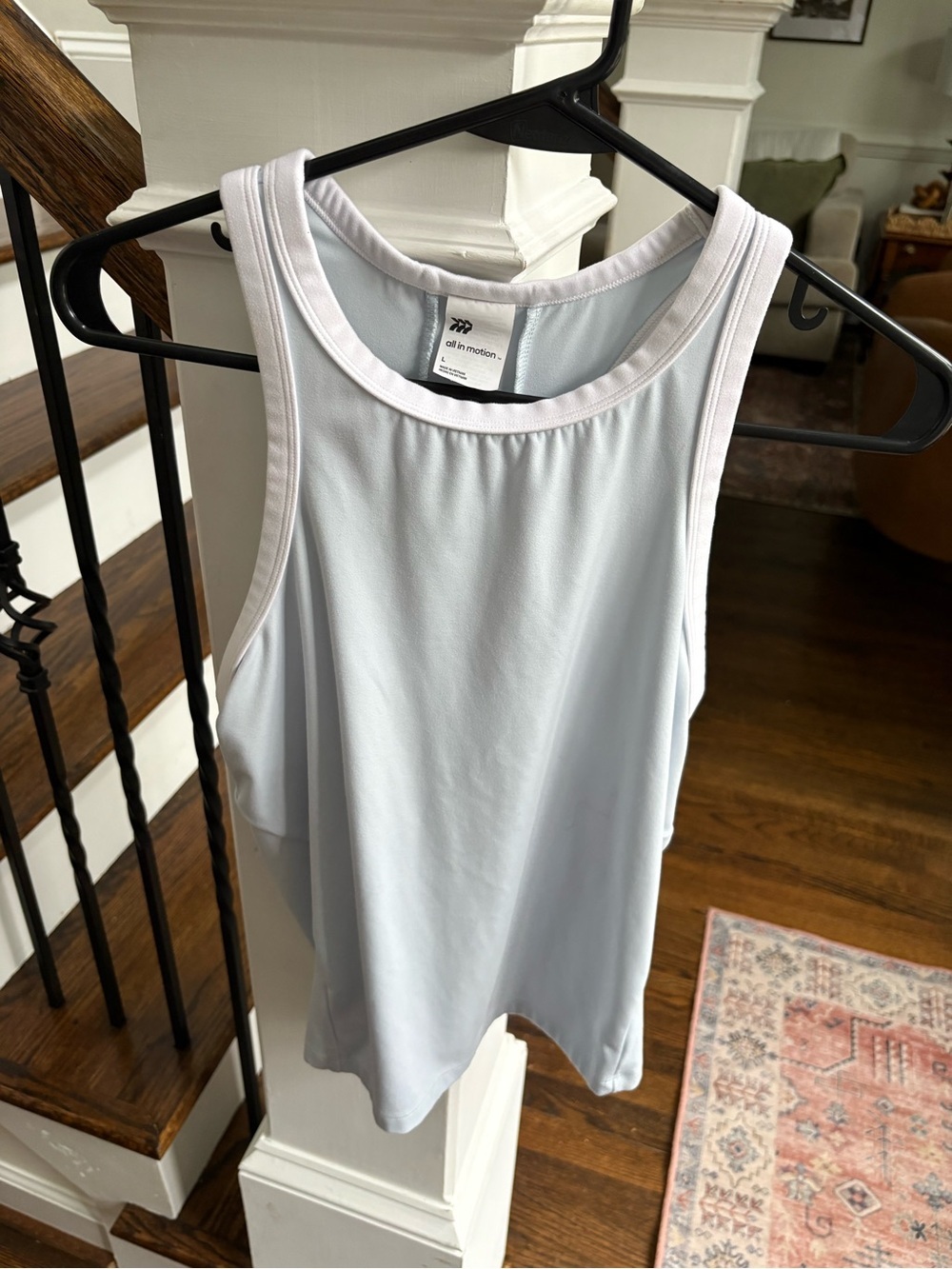 all in motion Pale Blue Women's Performance Tank Top